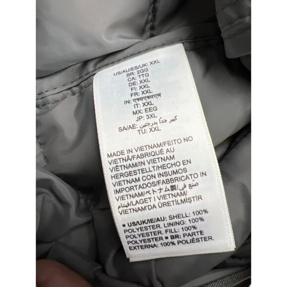 Amazon Essentials Women's XXL Gray Lightweight Long Sleeve Zip Puffer Jacket - Picture 10 of 12